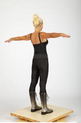 Whole Body Woman T poses Casual Average Studio photo references